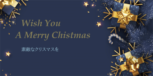 クリスマス紺 - maruyama yuko R